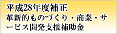 【平成28年度補正】革新的ものづくり・商業・サービス開発支援補助金